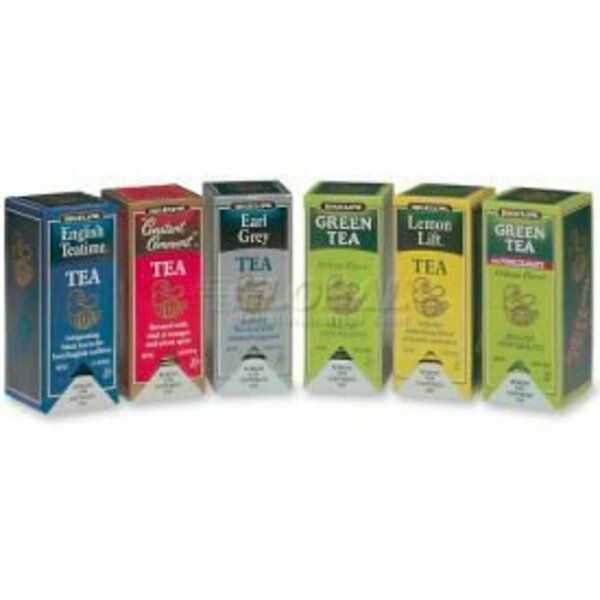 Bigelow Tea Co Bigelow® Six Tea, Assorted Flavor, Single Cup Bags, 168/Carton BTC15577